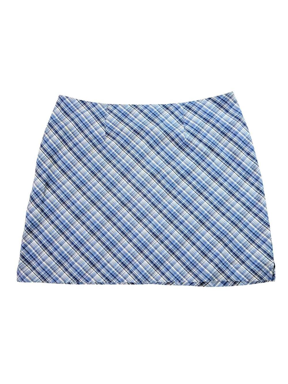 Weather Vane Plaid Mini Skirt Size Small